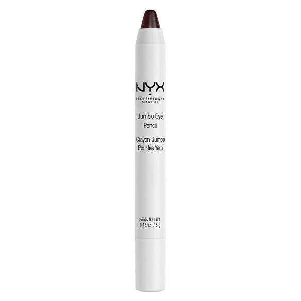 NYX Jumbo Eye Pencil in deep berry shade, retractable crayon style