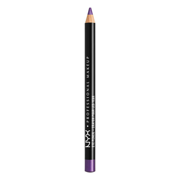 NYX Slim Eye Pencil in purple, sharpened tip for colored eyeliner