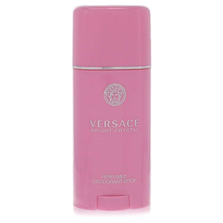 Pink Versace Bright Crystal deodorant stick with flip-top cap