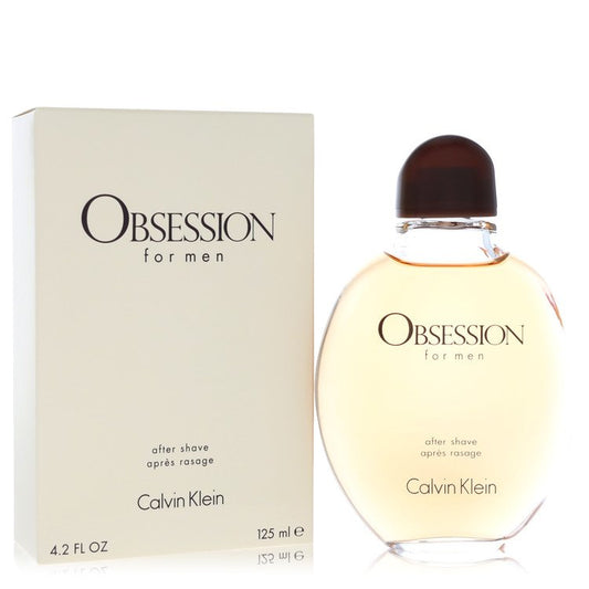 Calvin Klein Obsession for men after shave bottle and box, 4.2 fl oz (125 ml)