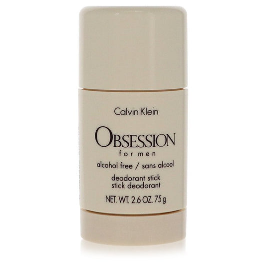 Calvin Klein Obsession for men deodorant stick, 2.6 oz, beige cylinder with logo