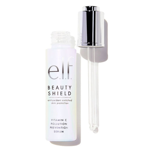 e.l.f. Beauty Shield vitamin C serum bottle with clear dropper