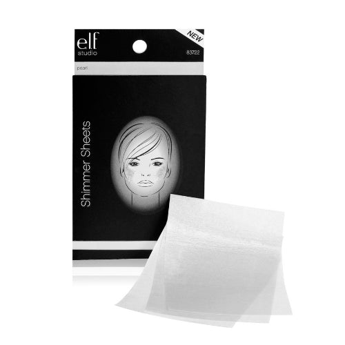Pearl shimmer sheets, white metallic foil face sheet
