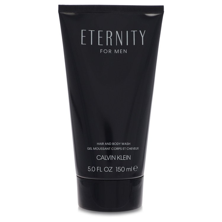 Calvin Klein Eternity men's shower gel tube, black, 5 oz (150 ml), front label