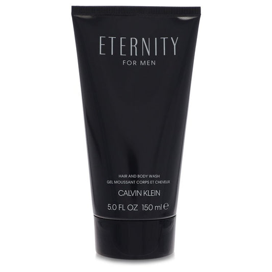 Calvin Klein Eternity men's shower gel tube, black, 5 oz (150 ml), front label