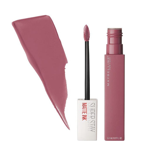 Maybelline SuperStay matte ink liquid lipstick with applicator, mauve berry shade