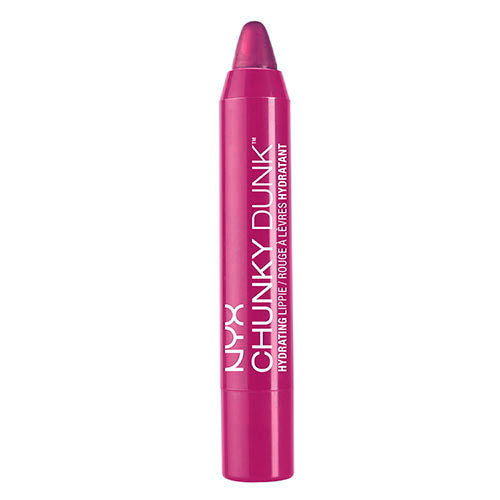 Hydrating lippie in berry purple with twist-up bullet applicator tip