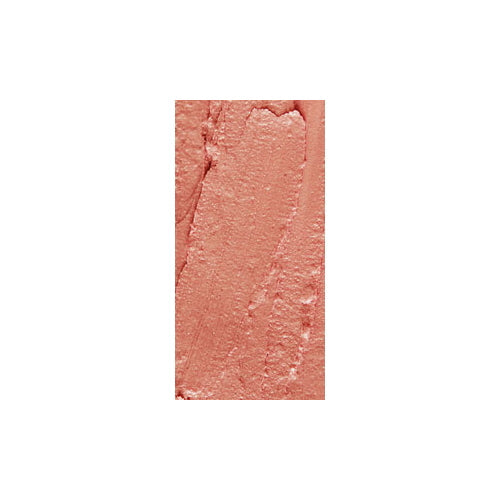 NYX lipstick swatch in dusty rose pink, matte-satin texture