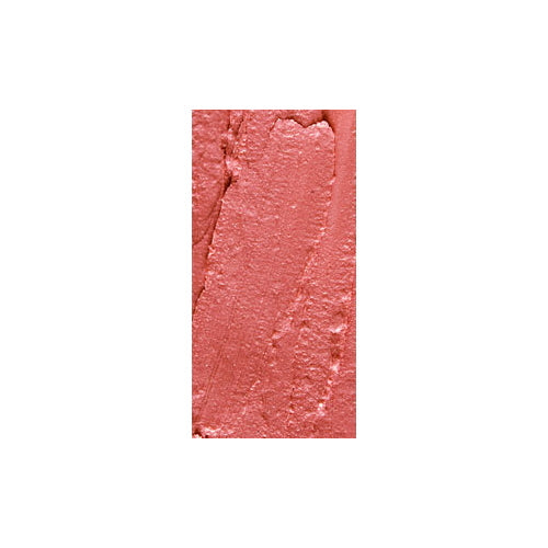 Pink lip lipstick swatch with creamy texture, visible on skin