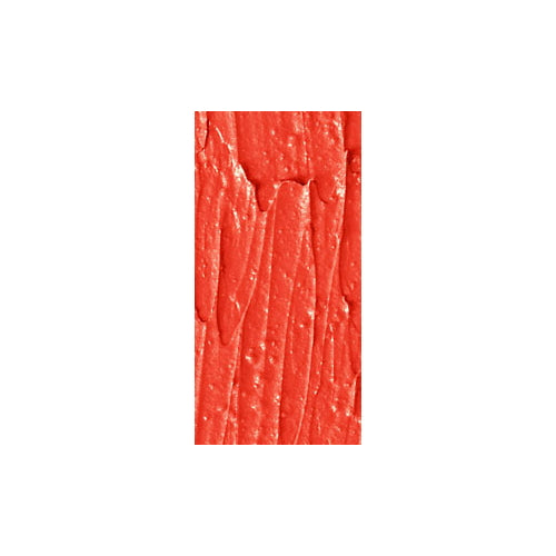 Red lip lipstick swatch with creamy texture, visible on skin