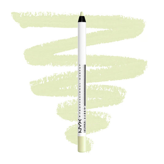 Pale yellow eye brightener stick with black cap