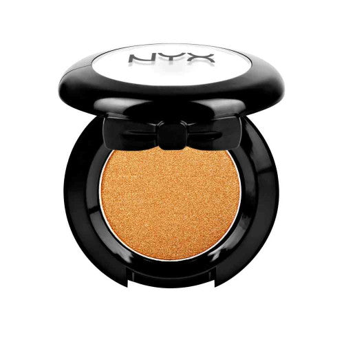 NYX single eye shadow compact with warm gold-brown shimmer pan