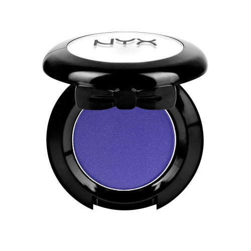 NYX single eye shadow compact with vivid purple shimmer pan