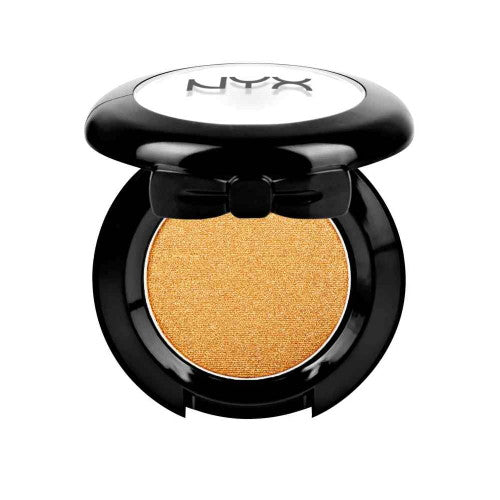 NYX single eye shadow compact with orange-gold shimmer pan