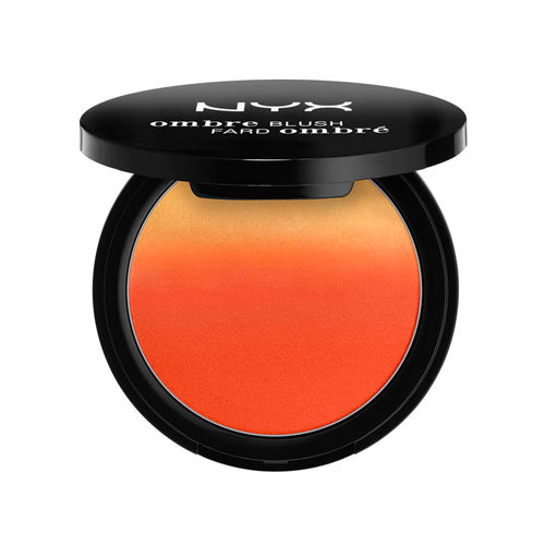 NYX Ombrè blush duo compact with orange-peach gradient pan