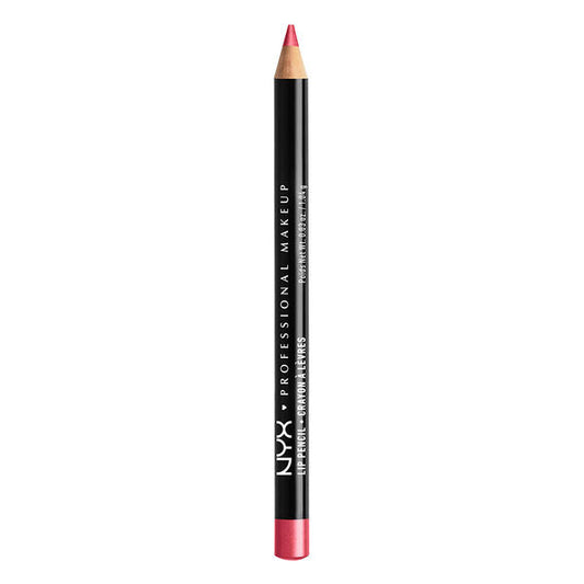 NYX slim lip pencil in Edge Pink, sharpened pink tip with black barrel