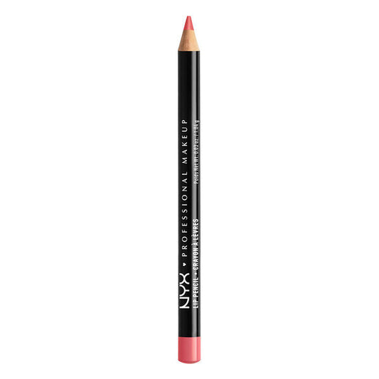 NYX slim lip pencil with pointed hot red tip and black tube