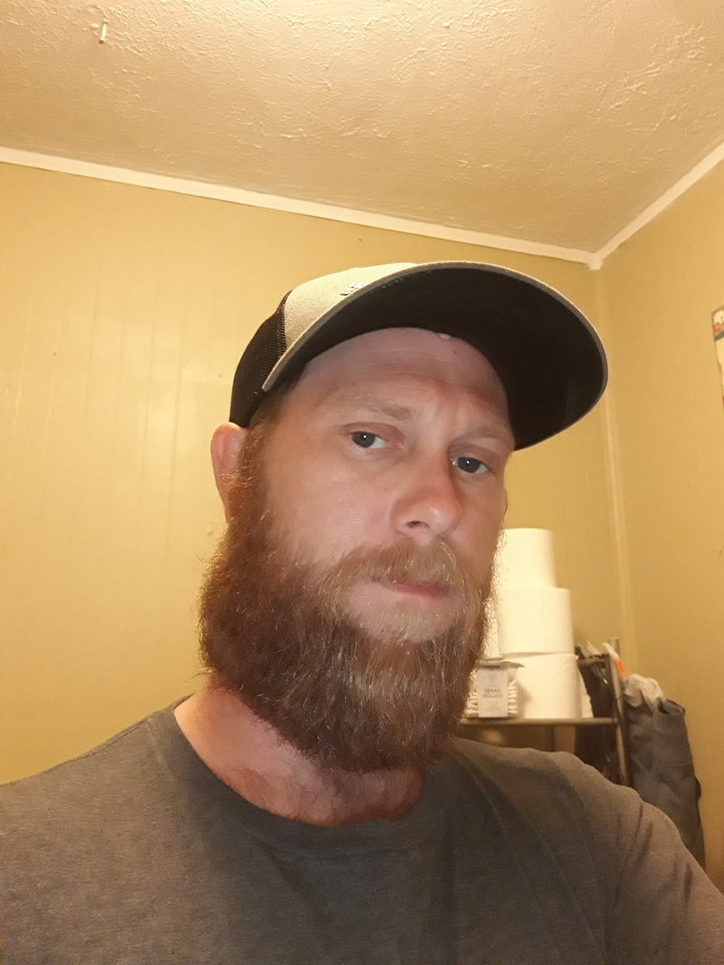 All-natural beard oil for men, organic conditioning oil for facial hair