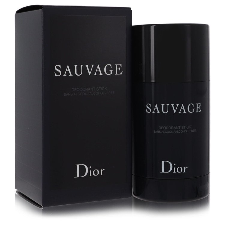 Sauvage deodorant stick by Christian Dior in black plastic with matching box