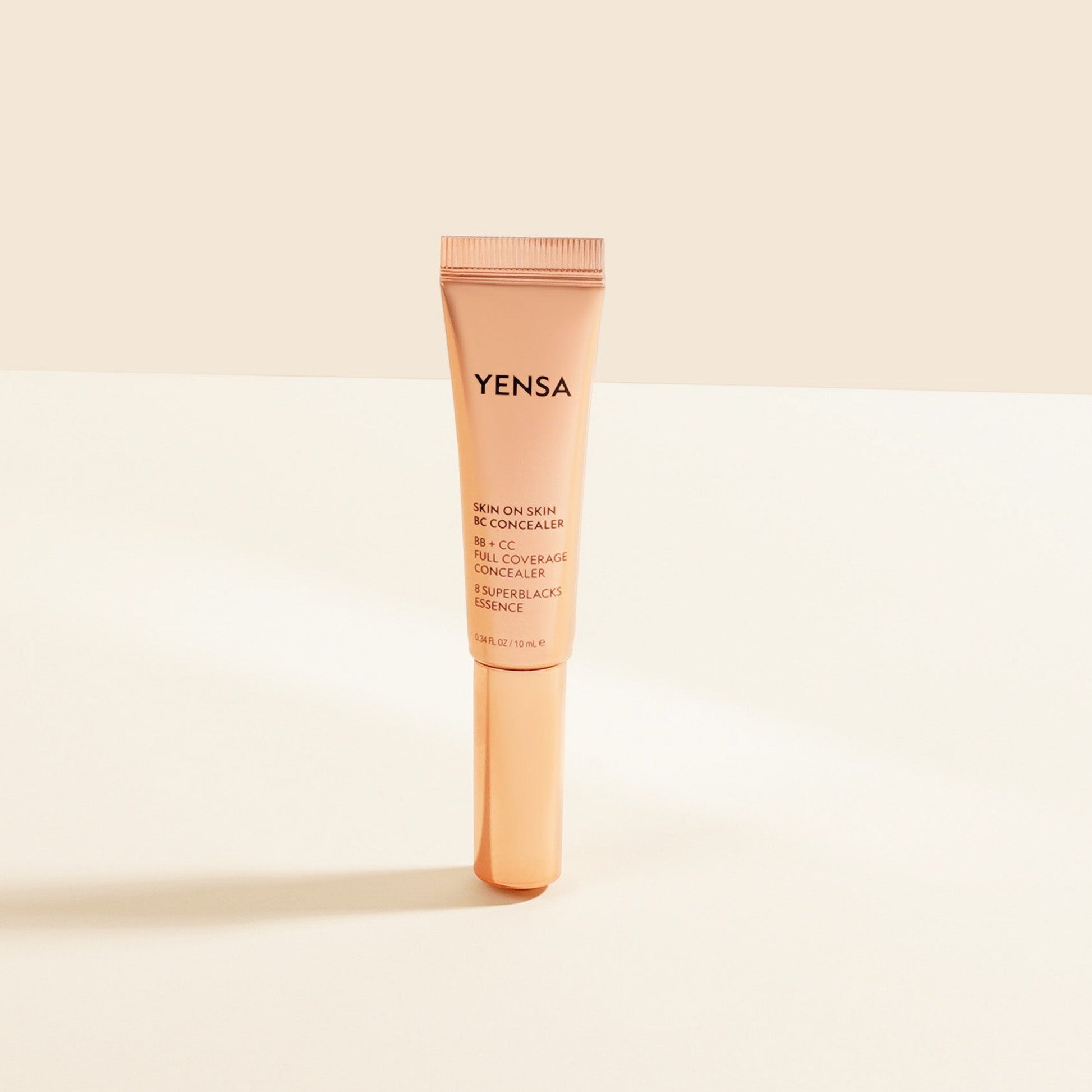 Yensa BB+CC concealer tube with orange-beige cream, full-coverage