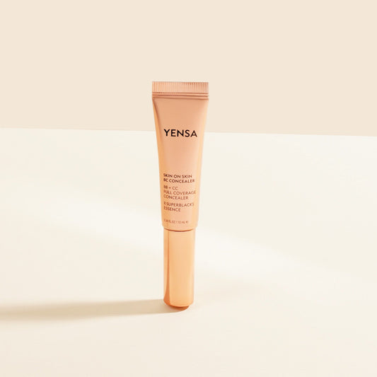 Yensa BB+CC concealer tube with orange-beige cream, full-coverage