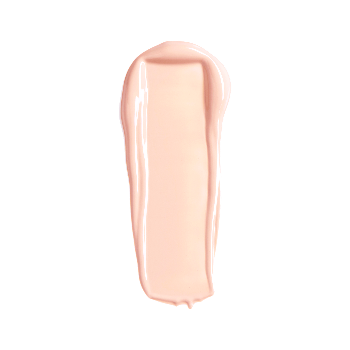 Beige concealer swatch, glossy cream texture