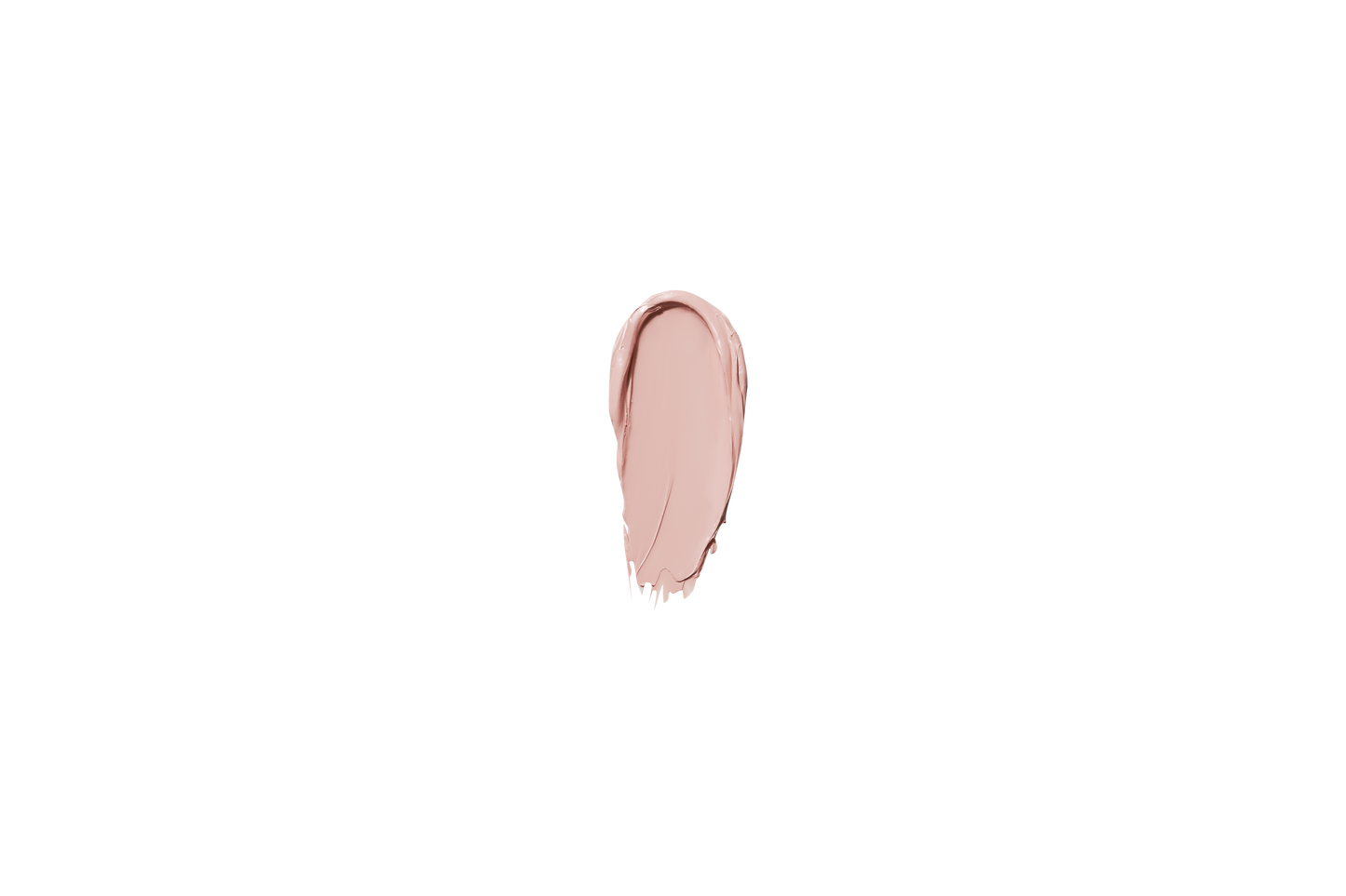Creamy beige corrector swatch dollop on a dark background