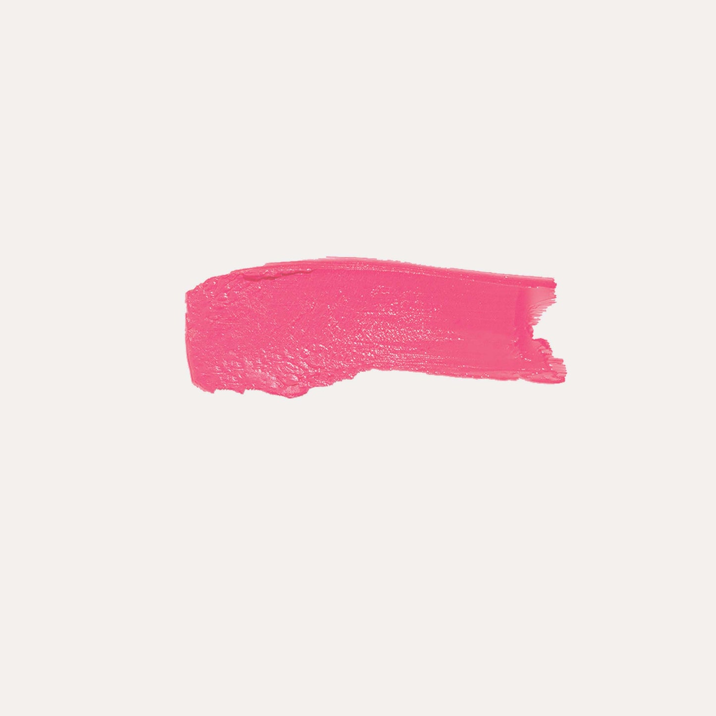 Cream blush shade swatch, bright pink smear