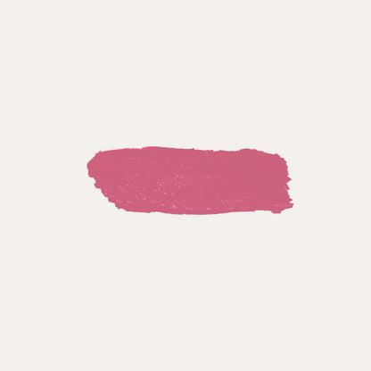 Berry-pink cream blush swatch, thick horizontal smear