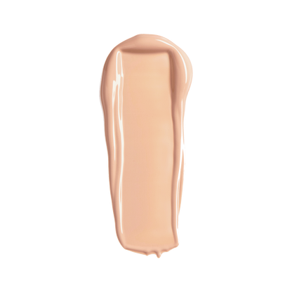 Cream concealer swatch in a smooth elongated smear