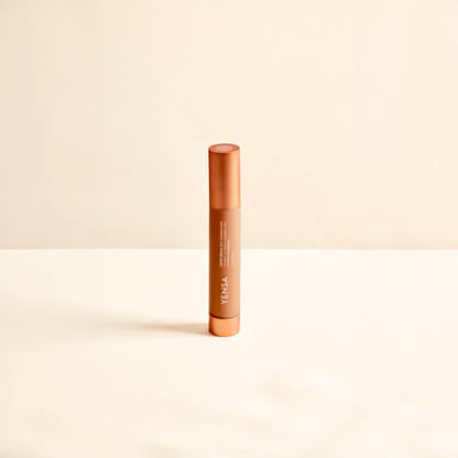 YENSA liquid foundation tube with orange cap and beige product body