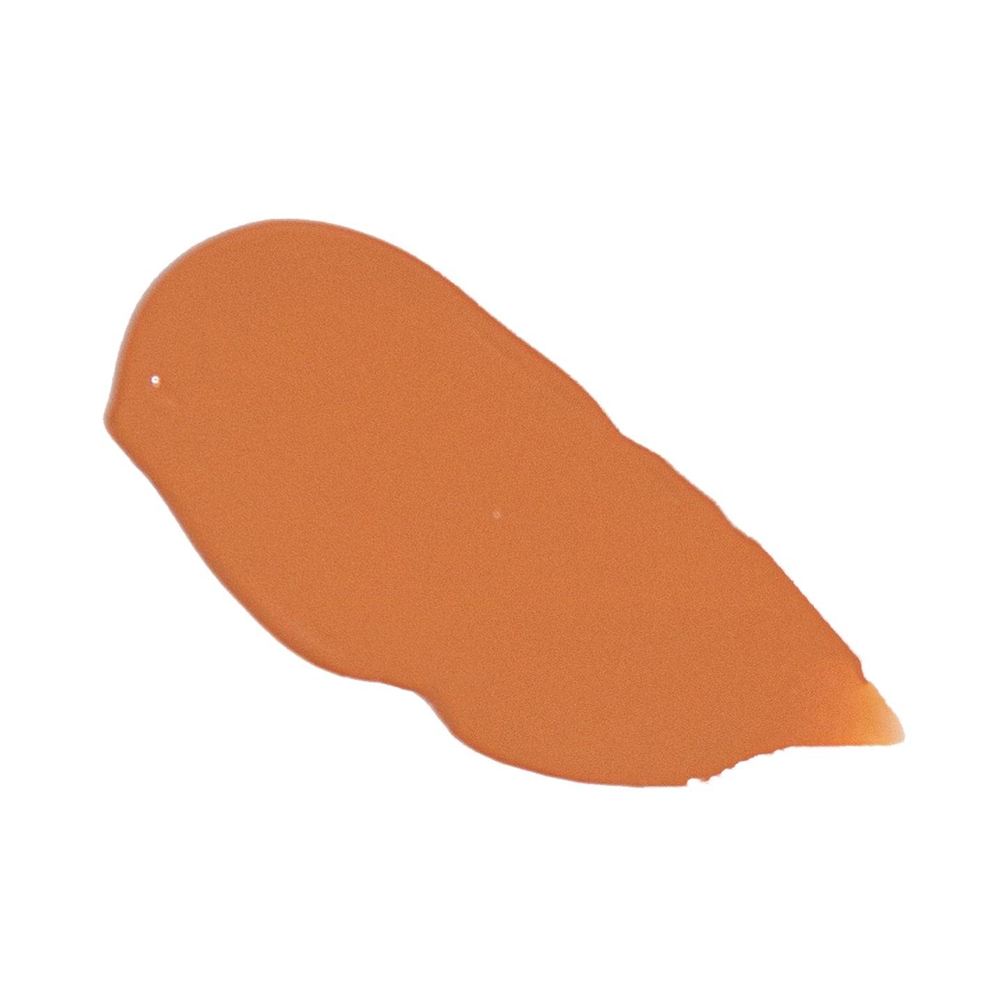 Medium tan liquid foundation swatch with creamy, streak-free texture